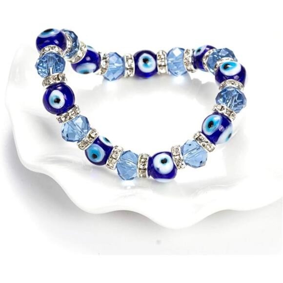 Evil Eye Bead Bracelet - Picture 5 of 6